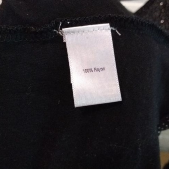 Jennifer Lopez Womens Size 0X Rayon Top Glitter - Picture 7 of 8